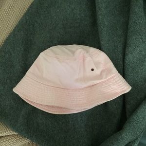 Blush pink bucket hat
